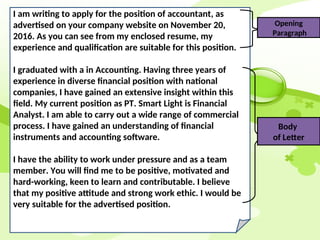Comprehensive Guide to Writing Effective Job Application Letters | PPT