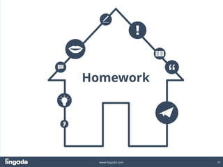 29
www.lingoda.com
Homework
 