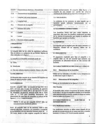 COVENIN 389-98 bombillos de uso general