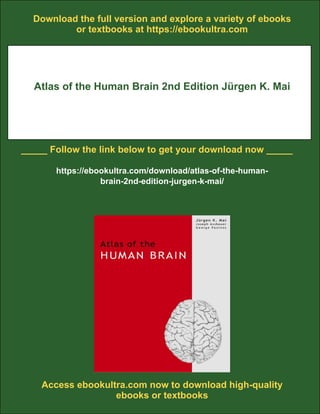 Atlas of the Human Brain 2nd Edition Jürgen K. Mai | PDF