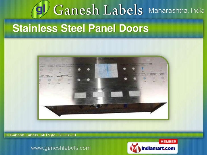 Name Plates And Labels By Ganesh Labels Pune