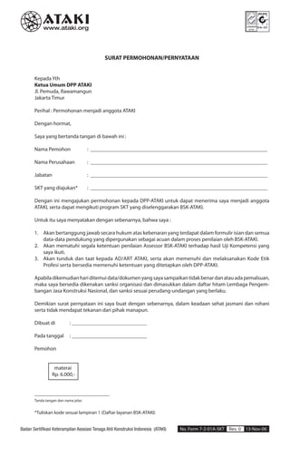 38938425 formulir-skt | PDF