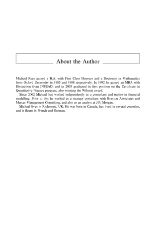 Financial Modelling in Practice Michael Rees | PDF