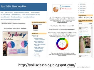 Lubna Sorour – lasorour@gmail.com
http://yollisclassblog.blogspot.com/
 