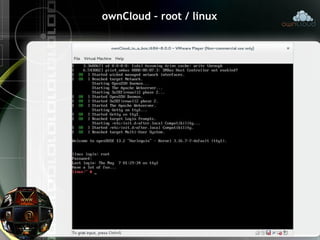 ownCloud – root / linux
 