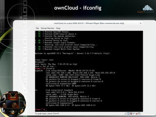 ownCloud – ifconfig
 