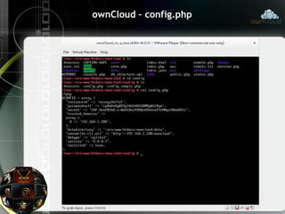 ownCloud – config.php
 