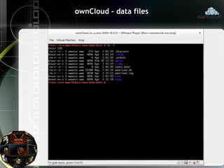 ownCloud – data files
 