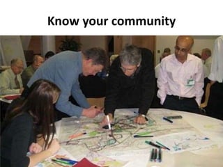 Know your community
 
