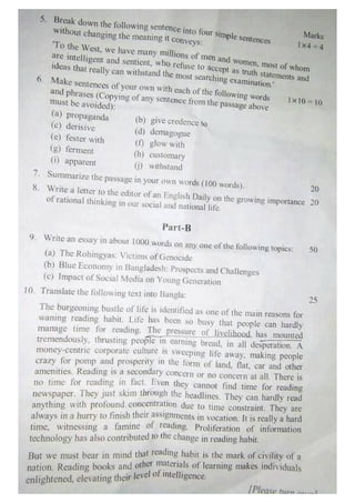 38 bcs wrriten question pdf