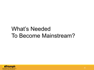 Safer
According to the Safety Management
in the Construction Industry
SmartMarket Report, "Firms using
prefabrication … have significantly
higher adoption levels of nearly all the
safety practices measured in the
survey.”
 