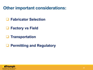 28
Owner
Fabricator Architect
Subcontractors
Close Coordination / Collaboration
 
