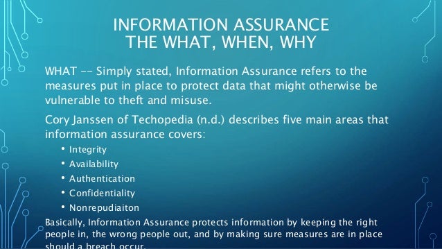 Duggan Information Assurance Training Presentation