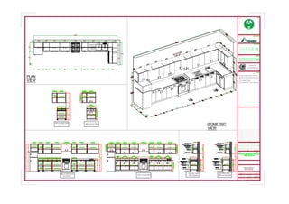 NOTES:
MECHANICAL/PLUMBING
CIVIL/LANDSCAPE
ARCHITECT
DRAWN BY CHECKED BY
ELECTRICAL/LOW CURRENTSTRUCTURAL
PROJECT MANAGER
SHEET NO.ROOM NO.
DRAWING TYPE SCALE
REVISION NO. DATEPROJECT NO.
DRAWING TITLE:
SITE
KEY LAYOUT
CLIENT:
CONTRACTOR:
CONSULTANT
PROJECT TITLE:
CONSULTANT
REV. NO. DESCRIPTION DATE
23/05/2015
L.Sinno J. Al-Khateeb
1330 NTS
00
Wooden Kitchen
Shop Drawing
1330B02-A401-R0035 WH-1330-B02-ASD-438
- Door species: 2-sides laminated on 18mm Plywood
- Box construction: 18mm Plywood with white melamine
face
- Type of construction: frameless
- Finish: matching EGGER H 1692 ST15 Meran Cherry
ISOMETRIC
VIEW
PLAN
VIEW
 