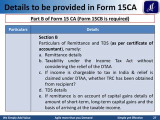 Form 15CA and 15CB - A Complete Guide | PDF