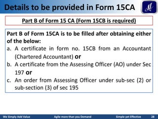 Form 15CA and 15CB - A Complete Guide | PDF