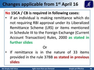 Form 15a Rbi Form 15CA and 15CB - A Complete Guide | PDF