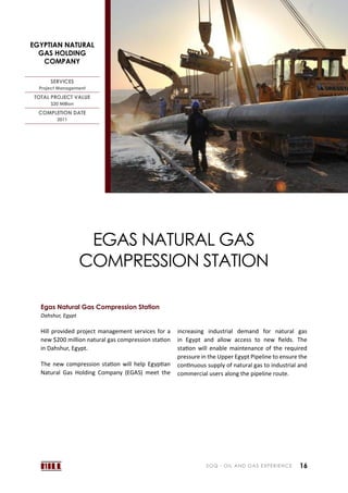 Hill International Oil and Gas Statement of Qualifications - Jan2016 | PDF