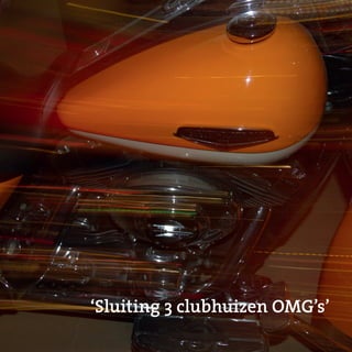 17Jaarverslag 2015
‘Sluiting 3 clubhuizen OMG’s’
 