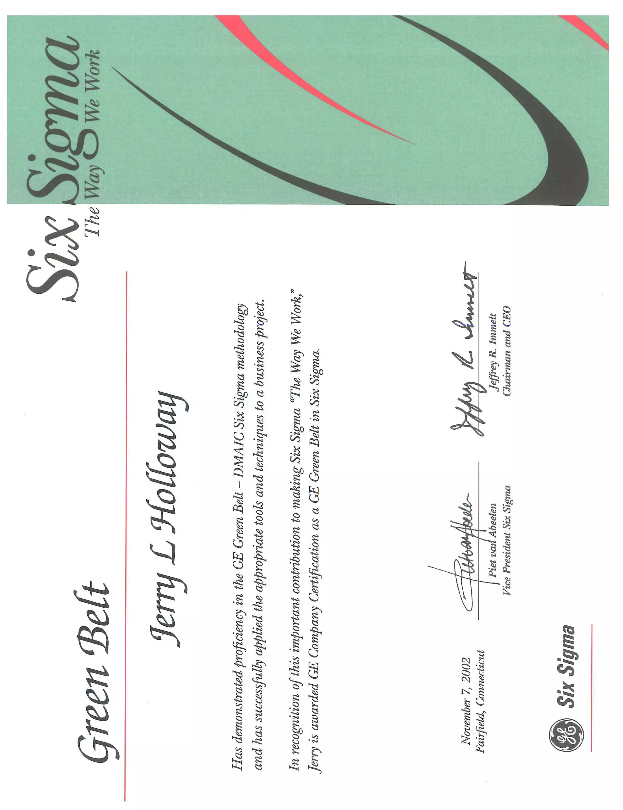 Six Sigma Green Belt Certification | PDF