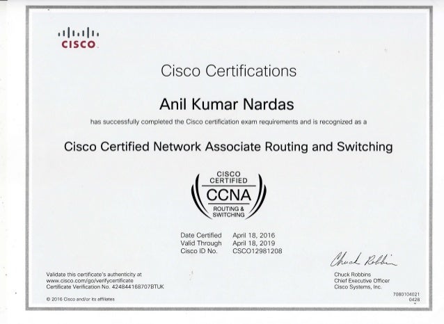 CCNA Certificate ccna-certificate