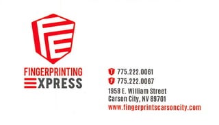Company Business Card-Carson City