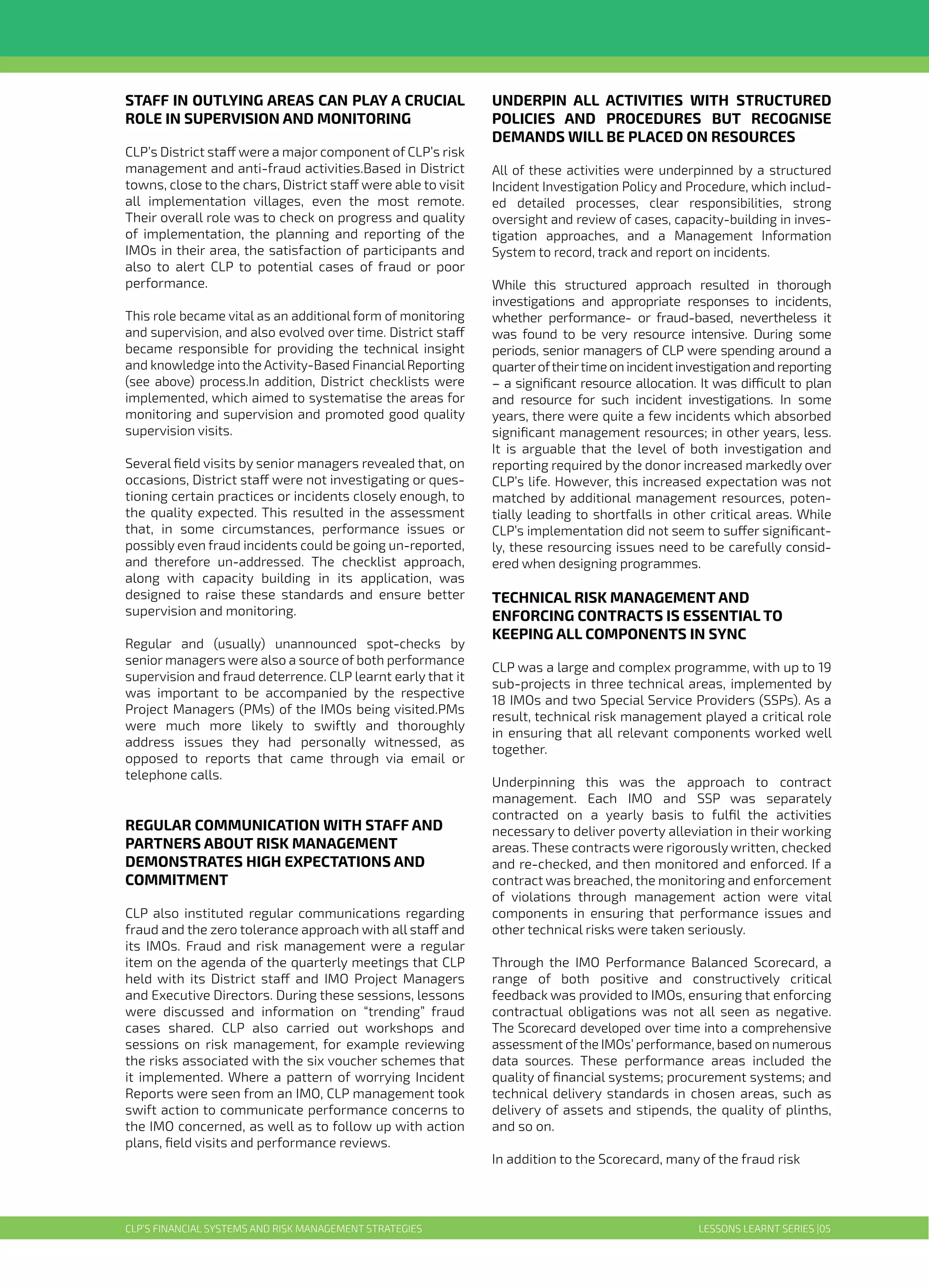 Pritchard M, CLP's-Financial-Systems-and-Risk-Management-Strategies | PDF