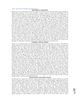 Robotics in Disaster Response: Enhancing Search and Rescue Operations ...