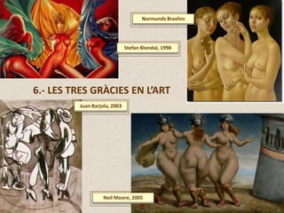 Stefan Blondal, 1998
Normunds Braslins
Neil Moore, 2005
Juan Barjola, 2003
6.- LES TRES GRÀCIES EN L’ART
 
