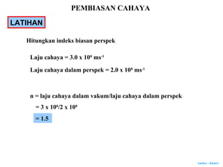 39 Pembiasan Cahaya