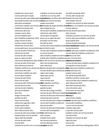 trabalho em norma abnt
normas abnt para citação
normas da abnt para elaboração de trabalhos
associação brasileira de normas técnicas
abnt para monografia
como fazer trabalho nas normas abnt
trabalho formatado abnt
referencias abnt site
comprar norma abnt
normas trabalho abnt
abnt trabalhos academicos 2014
artigo normas da abnt
normas e regras da abnt
referências normas abnt
normas abnt para manuais técnicos
normas da abnt referências
referencias da abnt
normas da abnt simples
quais as regras da abnt
referencias bibliograficas abnt 2013
normas da abnt como fazer
abnt referencias internet
trabalho conforme as normas da abnt
referencias sites abnt
como fazer trabalho em abnt
normas abnt modelos
normas da abnt fonte
fonte normas abnt
normas da abnt 2014 para monografia
normas tecnicas abnt
normas da abnt modelos
abnt para trabalhos
abnt sites
artigos normas abnt
padrões da abnt
novas normas abnt
referencias segundo a abnt
artigo modelo abnt
norma abnt trabalho
abnt referencias de sites
normas da abnt para artigos científicos
trabalho pelas normas da abnt
regras abnt formatação
normas da abnt texto
resumo abnt
trabalho de acordo com as normas da abnt
trabalhos na normas da abnt
trabalhos nas normas abnt
capa de artigo cientifico abnt 2013
referencias normas da abnt
artigo norma abnt
formatação de artigo cientifico abnt 2013
abnt citação de site
norma abnt trabalhos academicos
referencias abnt 2014
norma abnt monografia
quais sao as regras da abnt
principais normas abnt
formato da abnt
normas abnt para trabalhos academicos formatação
norma técnica abnt
normas abnt trabalhos academicos 2014
as norma da abnt
abnt trabalhos academicos formatação
padrão abnt trabalhos acadêmicos
quais são as normas da abnt para trabalhos acadêmicos
abnt normas download
abnt referência
normas da abnt para monografia 2014
normas da abnt para referencias de sites
regras abnt artigo
www.abnt.com.br
regras da bnt
texto normas abnt
abnt trabalhos cientificos
trabalho com abnt
padrão da abnt
normas abnt artigo cientifico
normas da abnt 2014 para trabalhos academicos
normas da abnt para documentos oficiais
referencias abnt internet
normas da abnt para artigos academicos
norma abnt trabalho academico
documento abnt
normas da abnt para dissertação
normas abnt monografias
abnt referencias site
abnt citaçoes
trabalho forma abnt
nbr normas brasileiras
normas abnt para texto
as regras da abnt
nbr 6023 atualizada 2013
normas abnt citação site
trabalho formato abnt
abnt citação internet
trabalho nas normas da abnt exemplo
como fazer um trabalho nas normas da abnt
normas abnt tcc
normas da abnt para texto
abnt citacoes
trabalhos escolares nas normas da abnt
normas abnt para trabalhos cientificos
texto padrão abnt
normas da abnt download
como montar um trabalho nas normas da abn
normas brasileira
normas abnt para trabalhos academicos 2014
normas abnt de trabalhos academicos
referência site abnt
o que é normas abnt
referencias na abnt
normas da abnt para trabalhos academicos fo
monografia normas da abnt
regra abnt para trabalhos academicos
norma abnt para tcc
projeto normas abnt
nbr 10520 atualizada 2013
trabalho cientifico normas abnt
norma da abnt para trabalhos academicos
abnt referencias 2014
abnt 6023 atualizada 2013
norma brasileira abnt
como fazer normas abnt
normas padrão abnt
abnt regra
abnt normas citação
normas da abnt para trabalhos científicos
norma abnt trabalhos
o que é normas da abnt
trabalho regra abnt
o que são normas abnt
trabalho escolar nas normas da abnt
site oficial abnt
trabalho em normas da abnt
regras do abnt
normas bnt
normas abnt referências bibliográficas 2013
 
