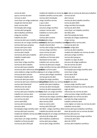 norma do abnt
qual as normas da abnt
normas na abnt
como fazer um artigo academico
citação de internet abnt
texto normas abnt
formatação abnt artigo
normas abnt paragrafo
abnt trabalhos cientificos
artigo de cientifico
trabalho da abnt
normas da abnt para trabalho academico
estrutura de um artigo cientifico academico
normas abnt para projetos
normas abnt para texto
relação de normas abnt
normas abnt citação
normas da abnt para trabalho
trabalho modelo abnt
padrões abnt
como fazer artigo cientifico
normas da abnt trabalho
normas abnt para trabalho
normas da abnt referencias bibliograficas
como elaborar artigo cientifico abnt
normas da abnt sumario
formatação trabalho abnt
normas da abnt para texto
normas da abnt para referências bibliográficas
normas abnt download
referência de site abnt
normas tecnica abnt
normas abnt para trabalhos cientificos
trabalho em normas abnt
trabalho no formato abnt
nas normas da abnt
norma abnt 6022
normas abnt atualizada
estrutura abnt
formatação artigo cientifico abnt
normas abnt para resumos
modelo de trabalho normas da abnt
norma abnt nbr
como fazer um artigo cientifico
trabalho na forma da abnt
normas da abnt 2013 pdf
modelo de trabalho na norma da abnt
trabalho cientifico normas abnt
normas abnt introdução
artigo cientifico normas
o que e abnt
formas de abnt
estrutura artigo científico
comprar normas abnt
trabalhos na norma abnt
citacoes abnt
normas abnt sumário
formatação artigo
normas da abnt para trabalhos científicos
citação internet abnt
normas abnt artigo cientifico formatação
normas artigo cientifico
novas normas da abnt
abnt normas técnicas
trabalhos em formato abnt
download normas abnt
trabalho com normas abnt
normas da abnt para citação
artigo cientifico normas abnt 2013
trabalho na forma abnt
o que é um artigo cientifico
normas abnt artigos cientificos
normas gerais da abnt
citação de artigo científico
como fazer trabalho nas normas da abnt
padrão abnt para trabalhos
normas da abnt introdução
normas da abnt espaçamento
como fazer um artigo científico
principais normas da abnt
referencias de artigos cientificos abnt
normas abnt artigo acadêmico
abnt normas 2014
texto na norma abnt
normas abnt 2013 pdf
nbr 6022 - artigos cientificos 2012
trabalho de acordo com abnt
formatação de um artigo cientifico
estrutura de artigo abnt
abnt trabalhos acadêmicos
norma abnt para artigos
norma abnt artigo cientifico
quais são as normas da abnt para trabalhos
normas da bnt
abnt manual
normas da abnt trabalho cientifico
norma da abnt 2014
artigo cientifico formatação
normas do abnt 2014
como fazer um trabalho cientifico
nbr 6022 abnt
abnt formatação de texto
exemplos de artigos academicos
artigo normas
artigo científico normas abnt
normas da abnt nbr
formato artigo abnt
normas da abnt trabalhos
modelos de trabalho nas normas da abnt
abnt para artigo cientifico
normas abnt pesquisa
trabalho na regra da abnt
estrutura do artigo acadêmico
lista de normas da abnt
texto em formato abnt
formatação para artigo cientifico abnt
como fazer artigo
norma abnt 2014
forma de abnt
modelo de trabalho norma abnt
trabalho de abnt
normas artigo científico abnt
trabalho formatado nas normas da abnt
regra de abnt
referencias nas normas da abnt
como escrever artigo cientifico abnt
formatação nas normas da abnt
exemplo de artigo academico
trabalho conforme abnt
como digitar um texto nas normas da abnt
trabalhos norma abnt
normas abnt para trabalhos científicos
texto de acordo com as normas da abnt
normas abnt para tcc
normas técnicas para artigo científico
normas da abnt 2011
abnt nbr 14724
normas abnt trabalhos cientificos
 