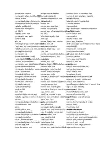 normas abnt sumario
normas abnt artigo científico 2014
padrão da abnt
normas da abnt para documentos oficiais
norma abnt trabalho academico
trabalho padrão abnt
normas abnt monografias
nbr 10520
trabalho forma abnt
normas abnt para texto
sumário abnt
abnt tcc
formatação artigo científico abnt 2013
como fazer um trabalho nas normas da abnt
trabalhos nas normas da abnt prontos
norma 6023 abnt 2012
normas abnt tcc
normas da abnt para texto
regras da abnt 2014 para trabalhos escolares
catalogo de normas abnt
normas abnt para trabalhos cientificos
normas da abnt download
normas abnt de trabalhos academicos
o que é normas abnt
formatação de texto abnt
monografia normas da abnt
normas da abnt modelo
normas abnt referências
norma abnt para tcc
regras da abnt artigo
sumario abnt
abnt e nbr
modelo trabalho normas abnt
trabalho segundo as normas da abnt
site nbr
normas do abnt para trabalhos escolares
norma brasileira abnt
abnts
normas padrão abnt
normas da abnt citação
normas da abnt para trabalhos científicos
norma abnt trabalhos
o que é normas da abnt
normas da abnt para formatação
formato abnt 2014
o que são normas abnt
modelo normas da abnt
norma brasileira nbr
trabalho em normas da abnt
regras do abnt
normas bnt
normas abnt para sites
normas e regras abnt
normas abnt referências bibliográficas 2013
nbr 6027
folha de aprovação abnt
abnt capa
normas da abnt para resumo
normas abnt pdf
trabalho padrao abnt
normas da abnt para sites
capa abnt
normas técnicas abnt trabalhos acadêmicos
o que são normas da abnt
abnt.org.br
normas abnt capa
normas da abnt 2014 trabalhos academicos
trabalho abnt 2014
formatação conforme abnt
normas da abnt exemplos
normas abnt titulo
formatação da abnt para trabalhos academicos
nbr da abnt
normas abnt trabalho acadêmico
consulta normas abnt
normas abnt para citações
formatação de acordo com as normas da abnt
capa normas abnt
padrão de formatação abnt
normas abnt formatação trabalhos acadêmicos
regras abnt 2014
qual a norma da abnt
abnt referencias
norma abnt de formatação
normas abnt para formatação de trabalhos academicos
capa de trabalho normas abnt
texto na norma abnt
capa trabalho abnt
contra capa abnt
trabalhos da abnt
referencias abnt
normas abnt para trabalhos 2014
trabalhos feitos na norma da abnt
normas da abnt para fazer trabalho
referências abnt
tudo sobre as normas da abnt
5 normas da abnt
margens abnt
regra da abnt para trabalhos academicos
espaçamento abnt
baixar normas abnt
margem abnt
resumo normas abnt
norma abnt download
abnt - associação brasileira de normas técnic
abnt nbr 6027
trabalhos em normas abnt
trabalho em forma abnt
normas da abnt de formatação
trabalhos na abnt
norma abnt para trabalho
normas da abnt pdf
o que é a abnt
normas abnt trabalho escolar
normas abnt resumos
norma padrão abnt
formataçao da abnt
quais são as normas da abnt 2014
projeto de pesquisa normas abnt
normas abnt academico
como fazer um trabalho com as normas da ab
regras da abnt trabalho
normas a abnt 2014
trabalho feito na norma abnt
normas referencias abnt
regras da abnt para referencias
nbr norma
normas abnt formatação de textos
normas abnt2
trabalho da abnt
normas abnt resumo
trabalho norma da abnt
trabalho com as normas abnt
normas da abnt para trabalho academico
normas abnt para artigo científico
normas da abnt em pdf
normas da abnt artigo cientifico
capa nas normas da abnt
 