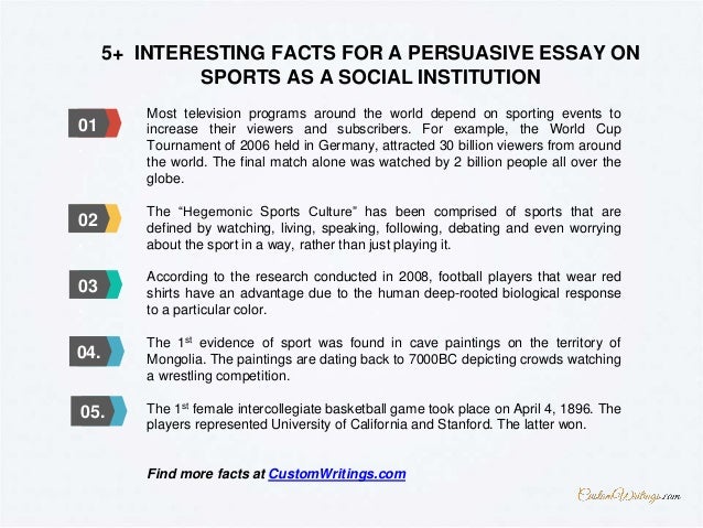 persuasive essay about sports