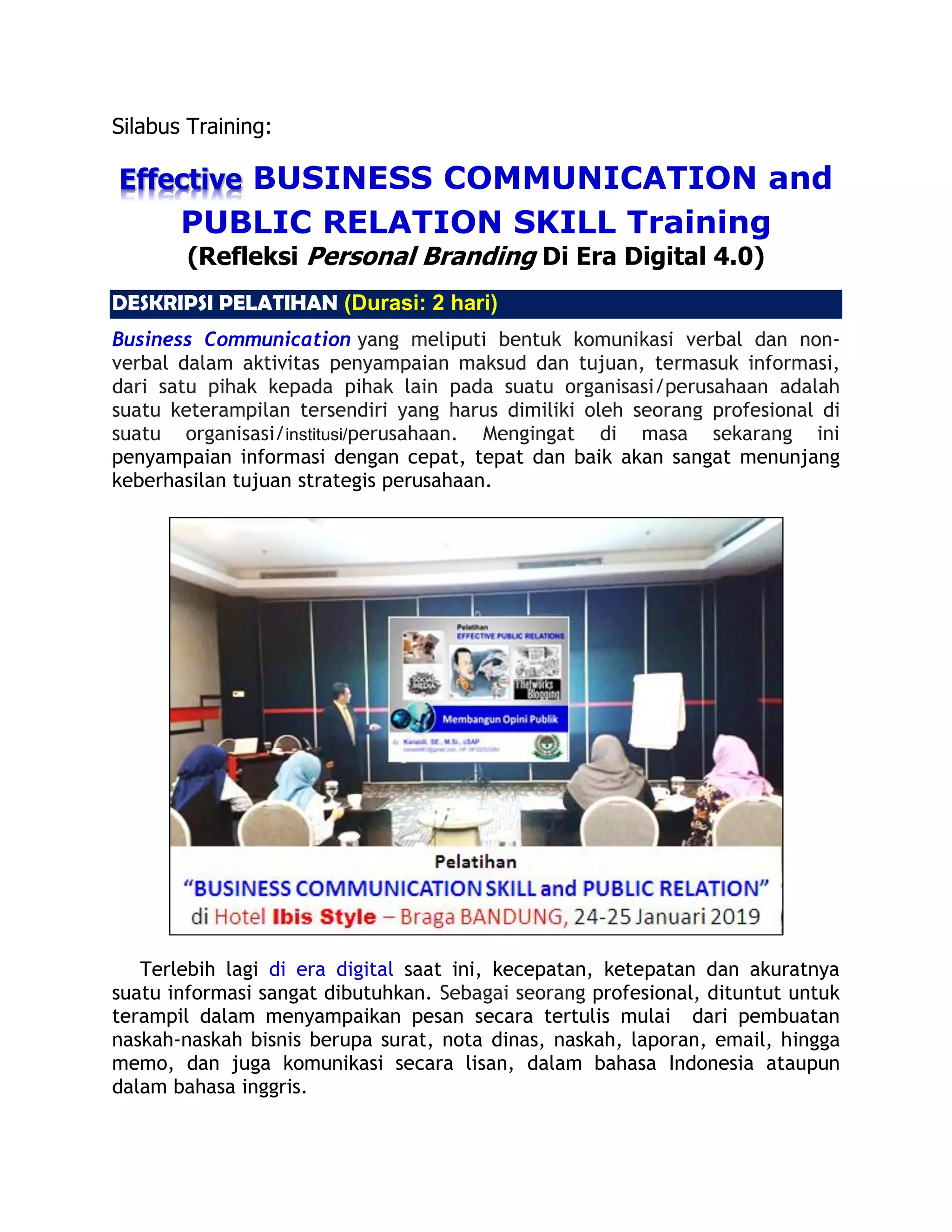 Silabus Digital Marketing Public Relations: Membangun Reputasi dan Jangkauan di Era Digital