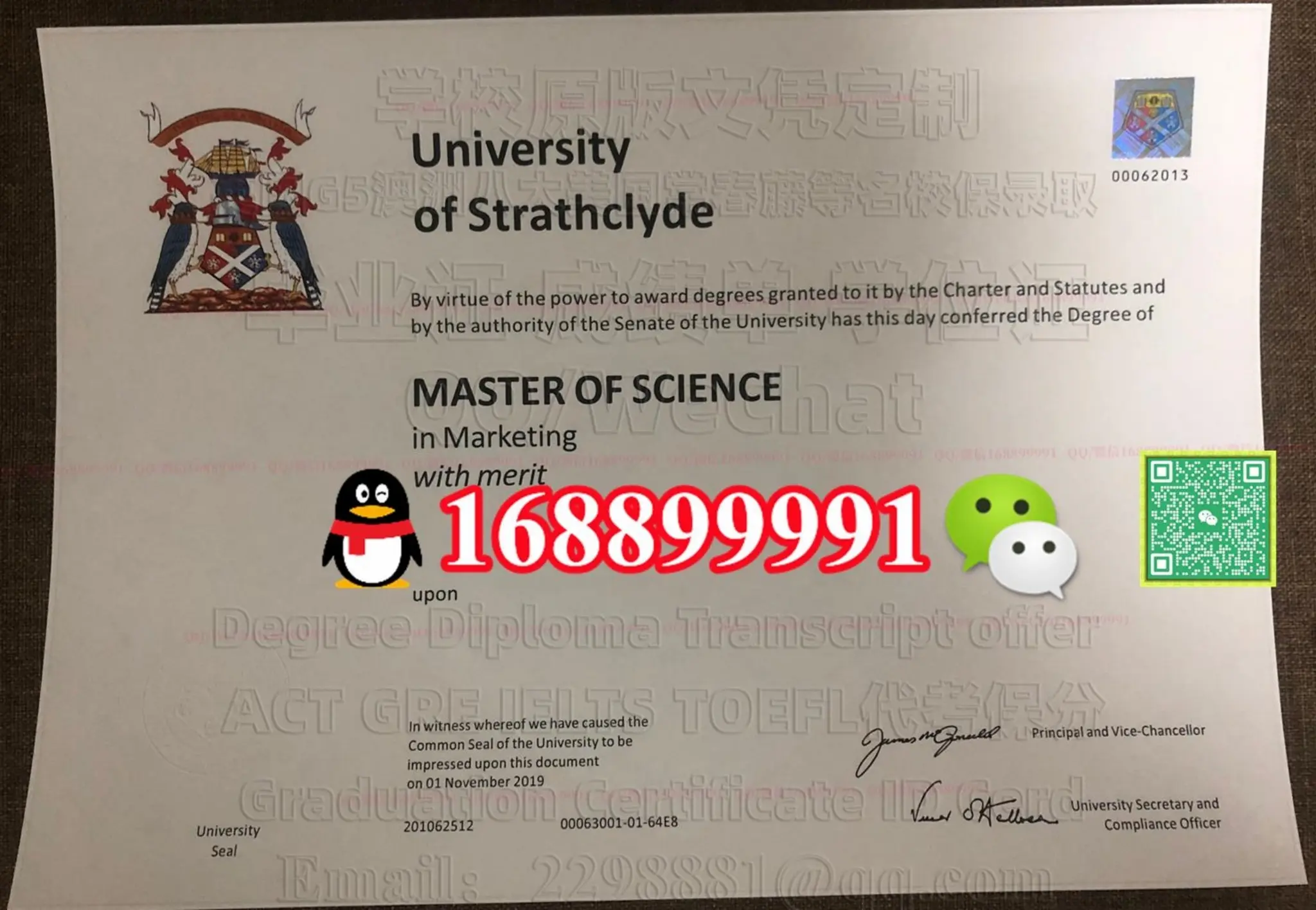 Strathclyde Transcript University of Strathclyde degree offer diploma Transcript | PDF