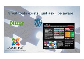Great tools exists, just ask , be aware




                  WWW.F5DC.COM
 