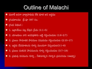 Outline of Malachi
 T TTTT
 TT
 
 TTT
 TTT
 TTT TTTT
 TTTTT T
 TTTTTT
 TTTTTTT
 