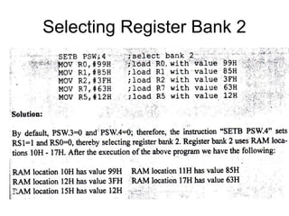 Selecting Register Bank 2
 