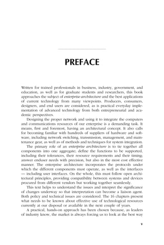 Enterprise architecture and new generation information systems 1st ...