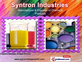 Manufacturer & Exporter of Chemical
             Products
 
