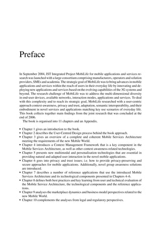 Enabling Technologies for Mobile Services The MobiLife Book 1st Edition ...