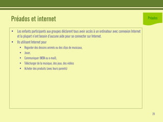 Les jeunes et Internet - Etudes CRIOC - Belgique Juin 2008