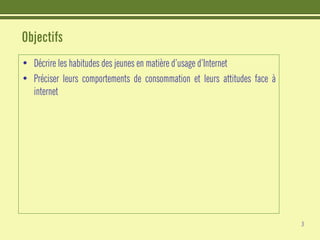 Les jeunes et Internet - Etudes CRIOC - Belgique Juin 2008