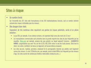 Les jeunes et Internet - Etudes CRIOC - Belgique Juin 2008