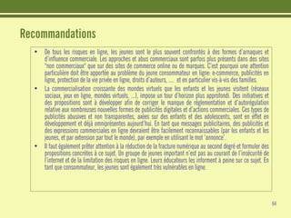 Les jeunes et Internet - Etudes CRIOC - Belgique Juin 2008