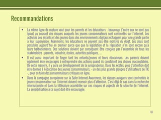 Les jeunes et Internet - Etudes CRIOC - Belgique Juin 2008