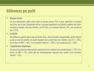 Les jeunes et Internet - Etudes CRIOC - Belgique Juin 2008