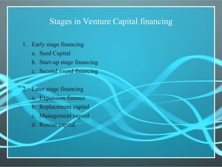 venture capital ppt types stages function | PPT