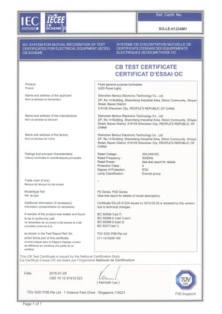 2.CB Certificate